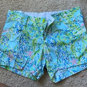 The Callahan Lilly Pulitzer shorts